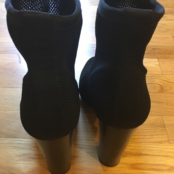 Alexander Wang Black Mesh Booties Size 40 - Picture 4 of 5